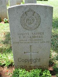 Dar Es Salaam War Cemetery - Sanders, Frank Henry